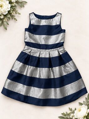 cotton dresses mini Tee Dress Mary Janes Size:10Y-12Y Sky Blue Strapless Sparkly line elastic at waist